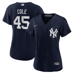 Women's Baseball team Gerrit Cole Navy Alternate Player Jersey