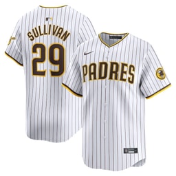 Brett Sullivan 29 Baseball team Home Limited Player Men's Jersey - White