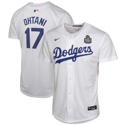 Baseball player 17 Baseball team 2024 World Series Game YOUTH Jersey - White