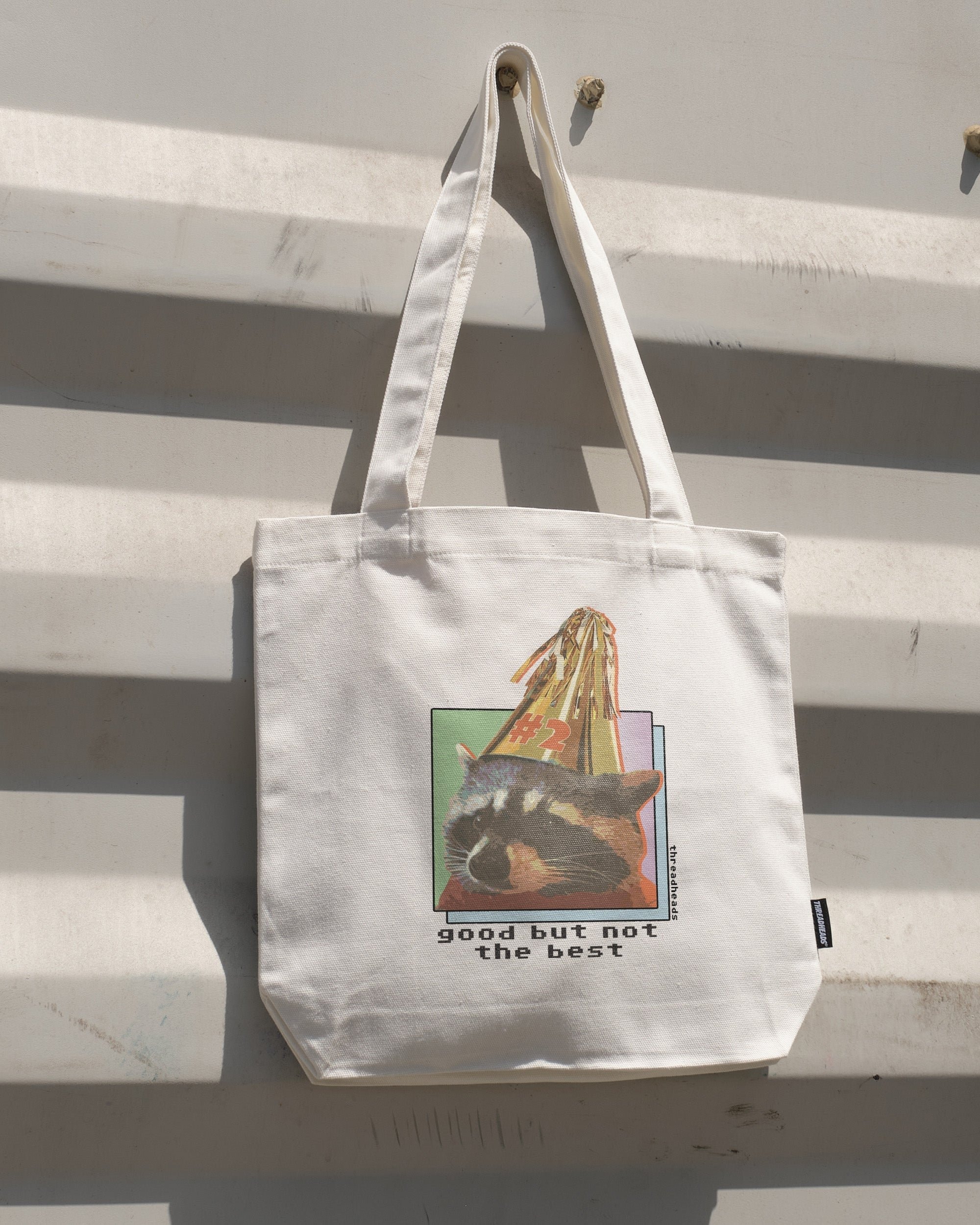 Threadheads Premium Cotton Canvas Tote Bag with Reinforced Straps