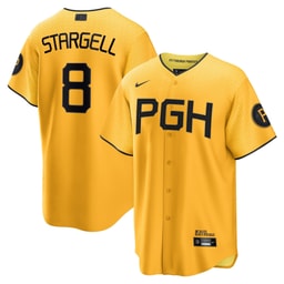 Men's Baseball team Willie Stargell Gold City Connect Player Jersey