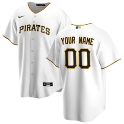 Men's Baseball team Home Custom Jersey, White