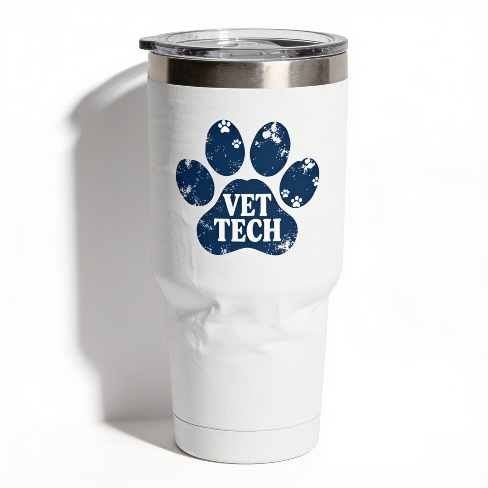 Vet Tech- Paw Print 30oz Vacuum Tumbler
