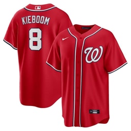 Carter Kieboom 8 Baseball team Alternate Men's Jersey - Red