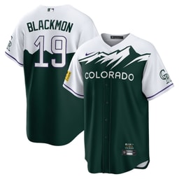 Men's Baseball team Charlie Blackmon Green City Connect Player Jersey