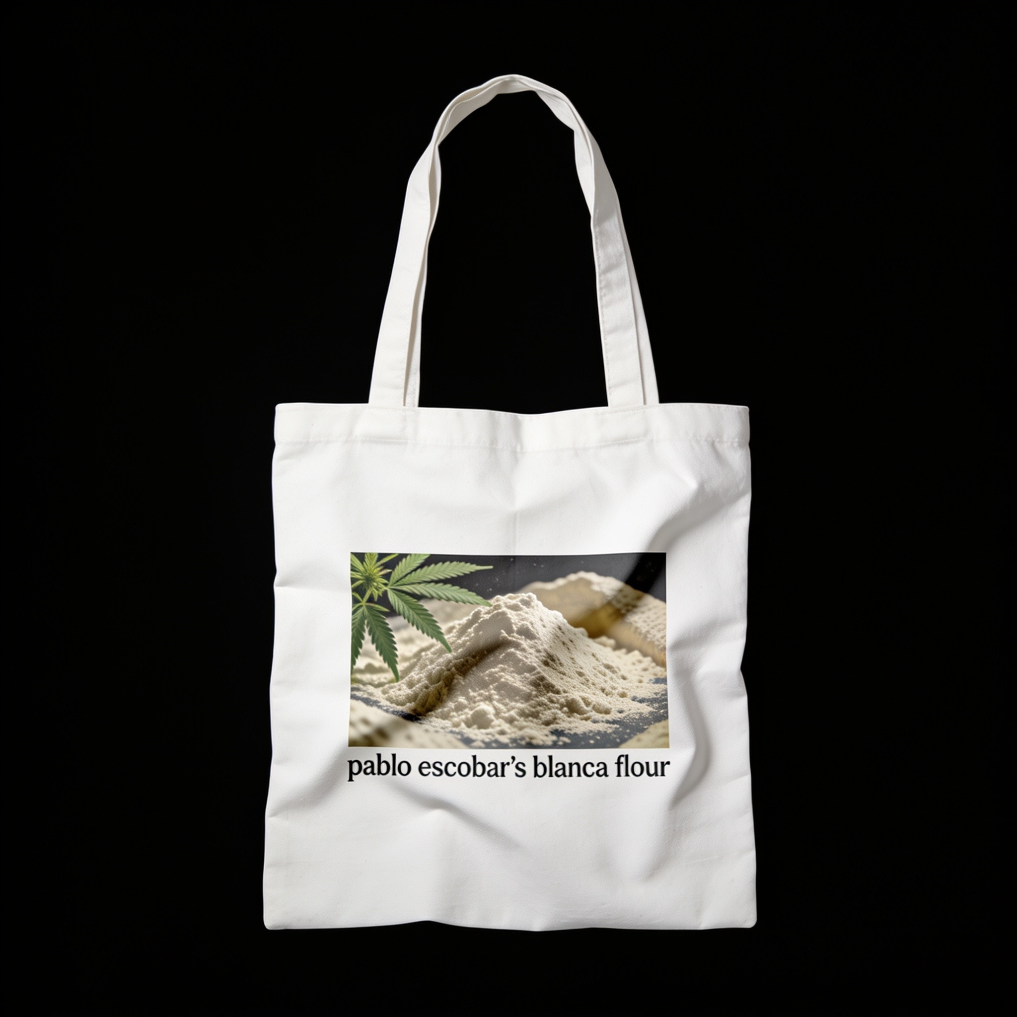Pablo Escobar's Blanca Flour Cotton Canvas Tote Bag