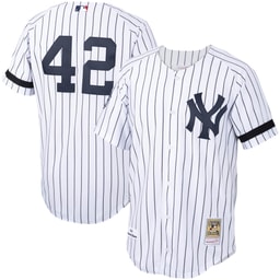 Men's Baseball team Mariano Rivera Apparel brand White/Navy Home 2000 Cooperstown Collection Jersey