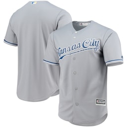 Men's Baseball team Majestic Gray Team Official Jersey