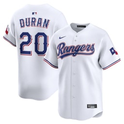 Ezequiel Duran 20 Baseball team Alternate Limited Player Men's Jersey - White
