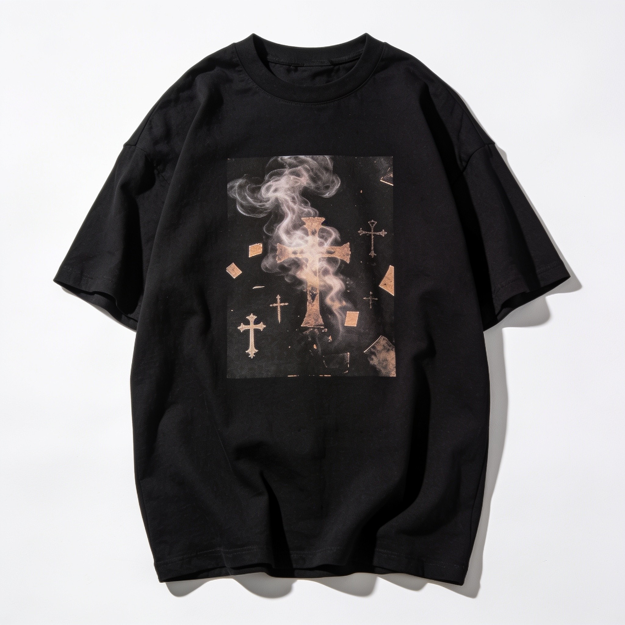 The Arrival Oversized Graphic Tee - The Exorcist Collab, Unisex 90s Boxy Fit, 100% Combed Cotton