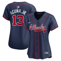 Women's Baseball team Ronald Acu?a Jr. Navy Alternate Limited Player Jersey