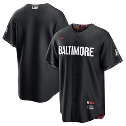 Baseball team 2023 City Connect Men's Jersey - Black
