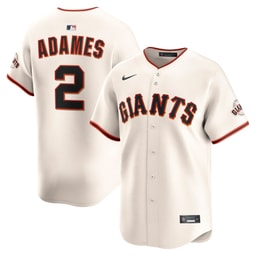 Men's Baseball team Willy Adames Cream Alternate Limited Player Jersey