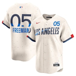 Freddie Freeman 5 Baseball team 2024 City Connect Limited Men's Jersey - Cream