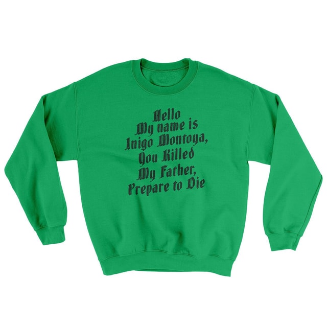 Hello My Name Is Inigo Montoya Ugly Sweater