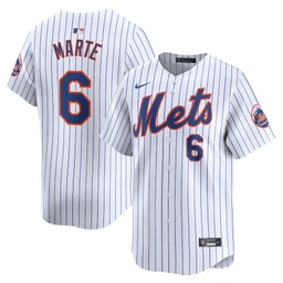 Starling Marte 6 Baseball team Home Limited Player Men's Jersey - White