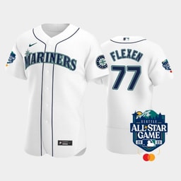 2023 All-Star Game Baseball team 77 Chris Flexen White Jersey
