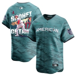 Baseball player 17 Baseball team Signed City 2023 All-Star Game Limited Player Men's Jersey - Teal