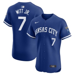 Men's Baseball team Bobby Witt Jr. Royal Alternate Elite Player Jersey