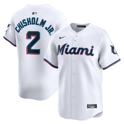 Jazz Chisholm Jr. 2 Baseball team Home Limited Player Men's Jersey - White