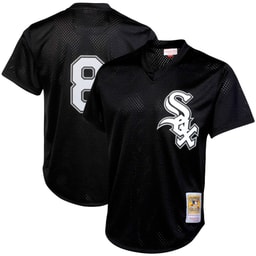 Men's Baseball team Bo Jackson Apparel brand Black Cooperstown Collection Big & Tall Mesh Batting Practice Jersey