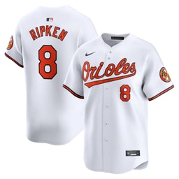 Men's Baseball team Cal Ripken Jr. White Home Limited Player Jersey