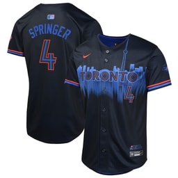 George Springer 4 Baseball team 2024 City Connect Limited Youth Jersey - Navy