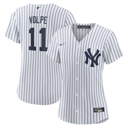 Women's Baseball team Anthony Volpe White Home Player Jersey