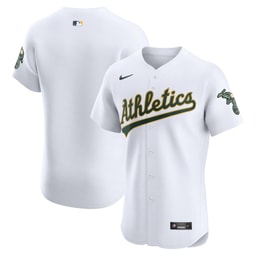 Men's Baseball team White Home Elite Jersey