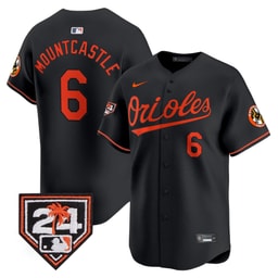 Ryan Mountcastle 6 Baseball team 2024 Spring Training Patch Men's Jersey - Black