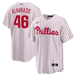Men's Baseball team Jos? Alvarado White Home Player Jersey