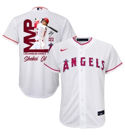 Baseball player 17 Baseball team Signed MVP 2023 Home Player YOUTH Jersey - White