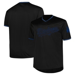 Men's Baseball team Profile Black Big & Tall Pop Fashion Jersey