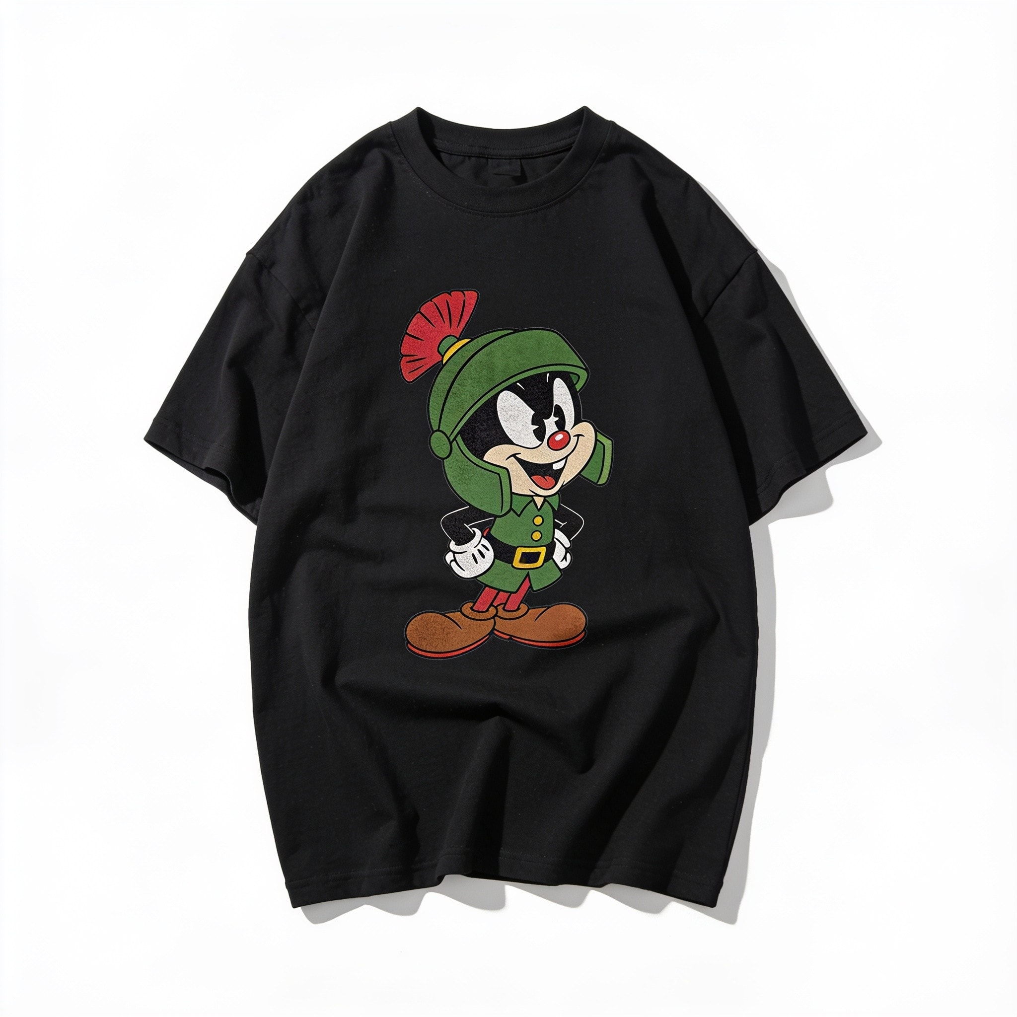 Marvin the Martian Vintage Oversized T-Shirt - 90s Boxy Fit, Heavyweight Cotton