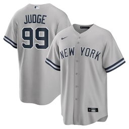 Men's Baseball team Aaron Judge Big & Tall Road Player Jersey, Gray