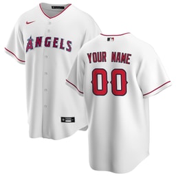 Men's Baseball team White Home Custom Jersey