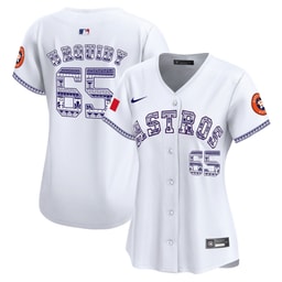 Jose Urquidy 65 Baseball team Mexico Women's Jersey - White