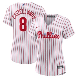 Women's Baseball team Nick Castellanos White Home Player Jersey