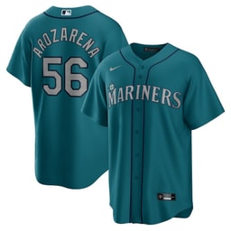 Randy Arozarena 56 Baseball team Alternate Player Men's Jersey - Aqua