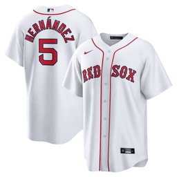 Enrique Hernandez 5 Baseball team Home Men's Jersey - White