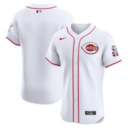 Men's Baseball team White Home Elite Jersey