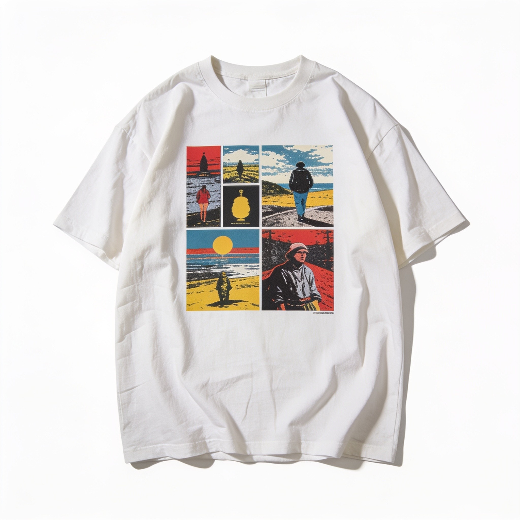 Same Prompt Different Day Oversized Graphic Tee - Unisex 100% Combed Cotton