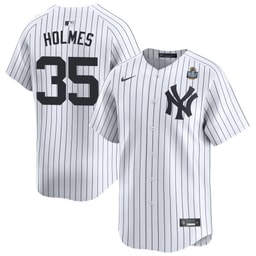 Clay Holmes 35 Baseball team 2024 World Series Home Limited Player Men's Jersey - White