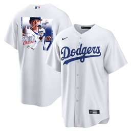 Baseball player 17 Baseball team Signed Greatest Sho On Earth 2023 Home Men's Jersey - White