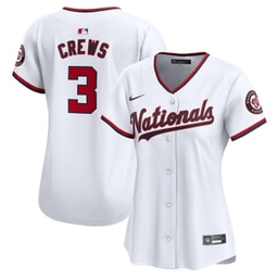 Dylan Crews 3 Baseball team Women's Home Limited Player Jersey - White