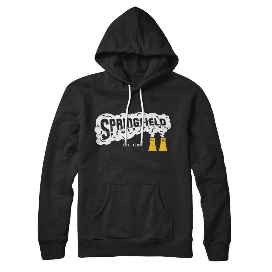 Springfield Power Plant Hoodie - Unisex Cotton Polyester Pullover with Hood and Kangaroo Pocket