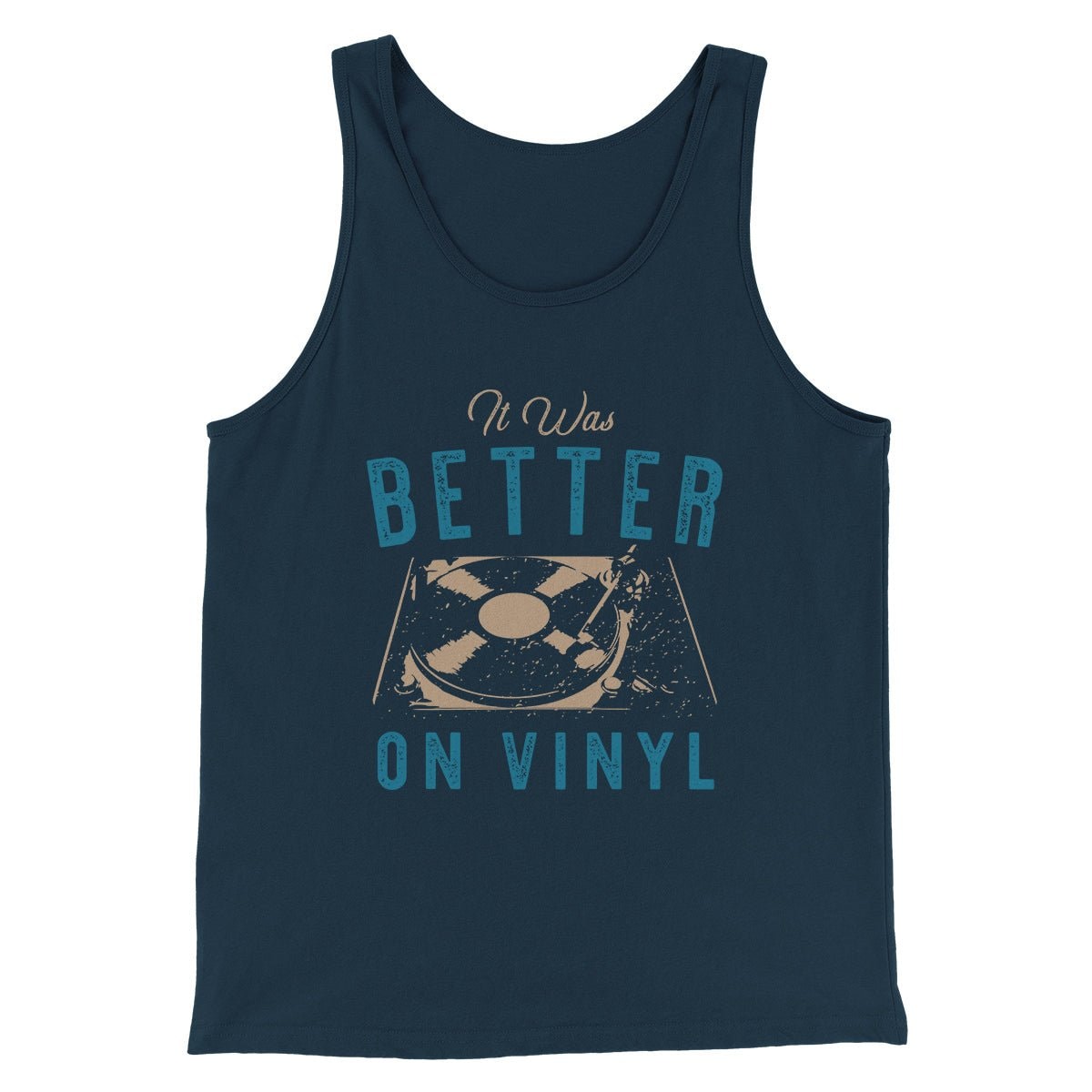 It Was Better on Vinyl Men/Unisex Tank Top