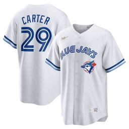 Joe Carter 29 Baseball team Cooperstown Collection Home Jersey - White