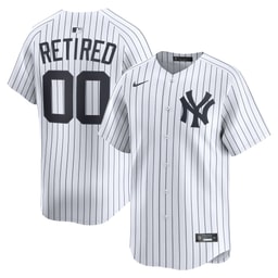 Men's Baseball team White Home Limited Pick-A-Player Retired Roster Jersey