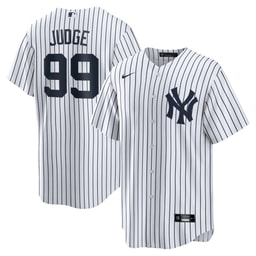 Men's Baseball team Aaron Judge White Home Player Name Jersey
